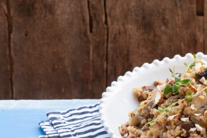 risotto de quinoa y verduras