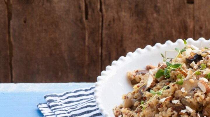 risotto de quinoa y verduras