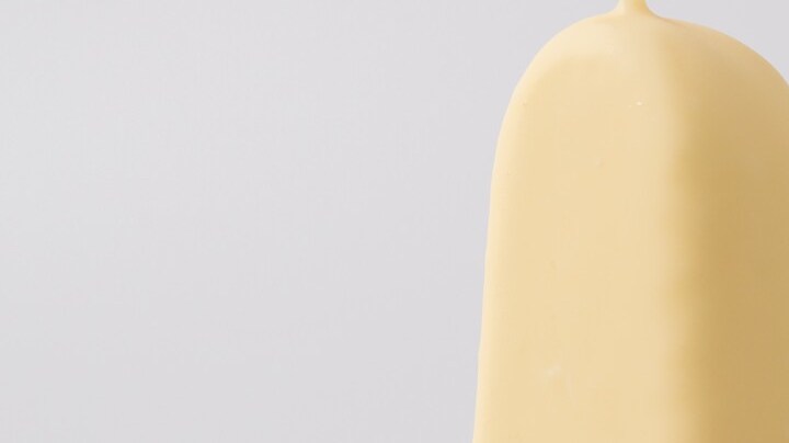 helado de chocolate blanco