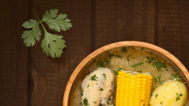 Cazuela de pollo chilena