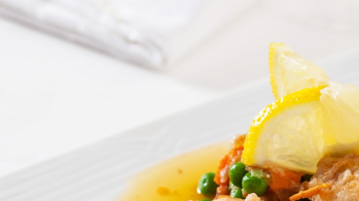 Calamares rellenos de gambas