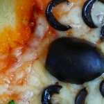 Pizza de arañas para Halloween