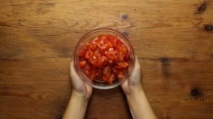 sopa de tomate con pasta