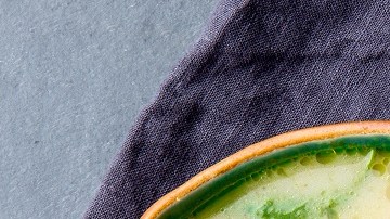 Curry verde tailandés con gambas