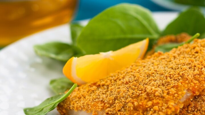 filetes de mero empanados