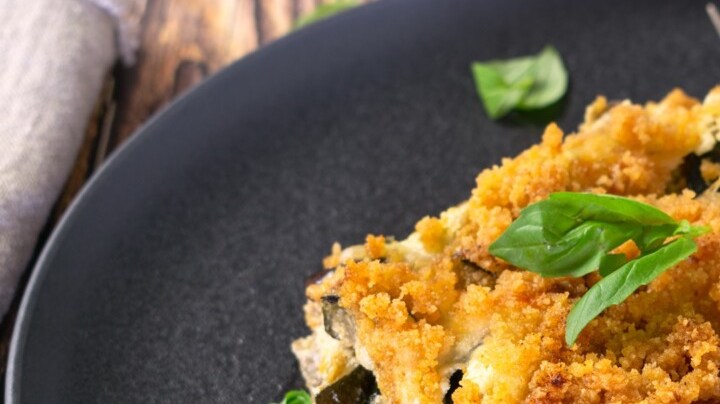 Lasaña de berenjenas y ricotta