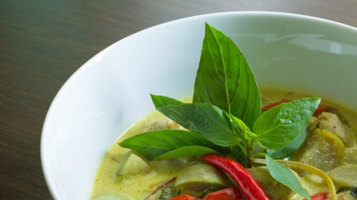 curry verde de pollo