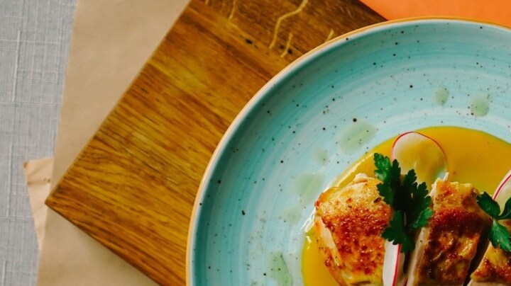 pollo en salsa de mango