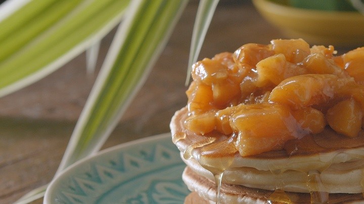 tortitas con albaricoques
