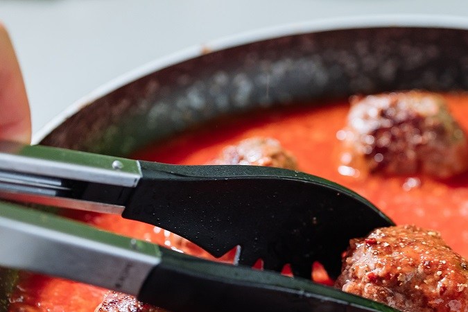 albóndigas de pavo en salsa de tomate