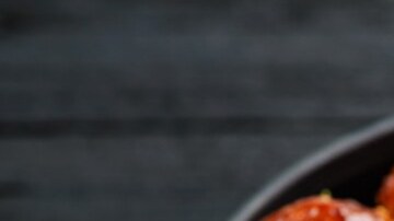 albondigas de pollo en salsa agridulce