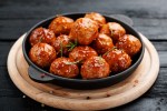 albondigas de pollo en salsa agridulce