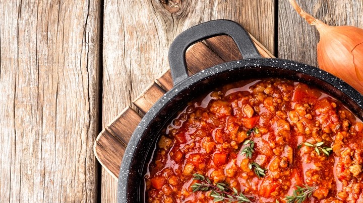 salsa boloñesa de pavo