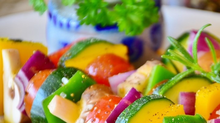 Brochetas de verduras