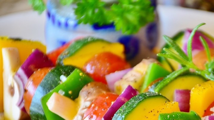 Brochetas de verduras