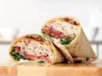 wrap de pavo y hummus