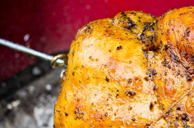 pavo a la brasa peruano