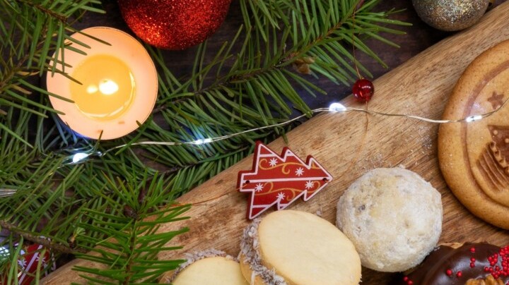 alfajores navideños