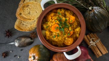 CURRY DE LENTEJAS CON CALABAZA