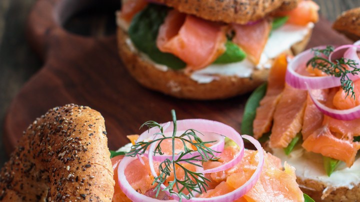 Lox Bagel sandwich