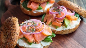 Lox Bagel sandwich