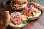 Lox Bagel sandwich