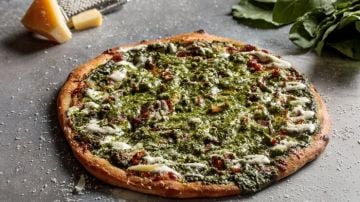 PIZZA DE PESTO