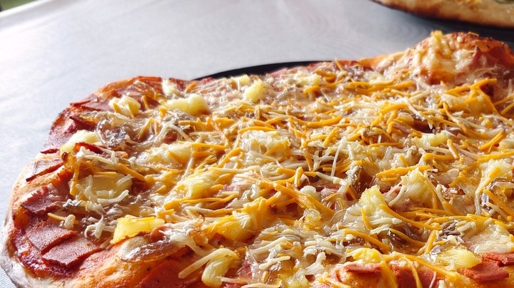 PIZZA HAWAIANA VEGANA
