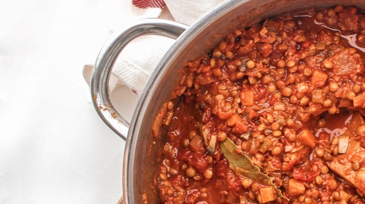 boloñesa de lentejas