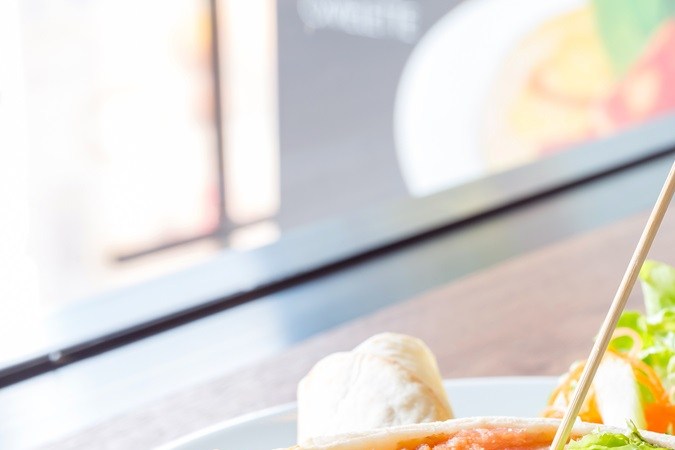 Wrap de Salmón ahumado