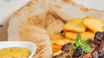 costillas de cerdo al horno con miel y mostaza