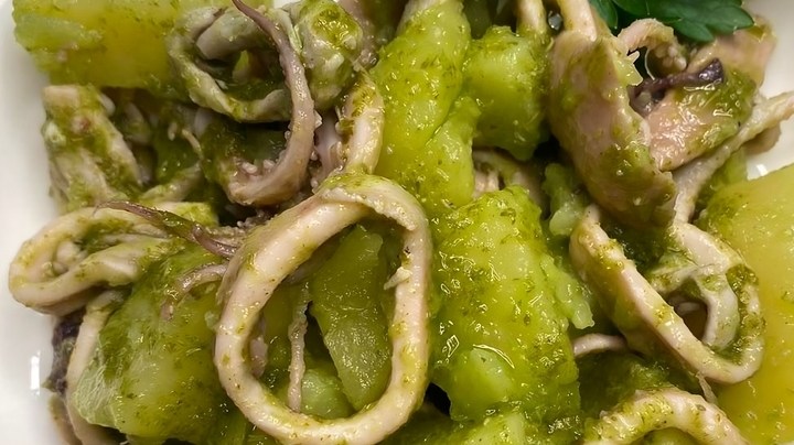 Calamares en salsa verde
