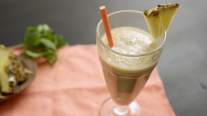 batido de platano y piña