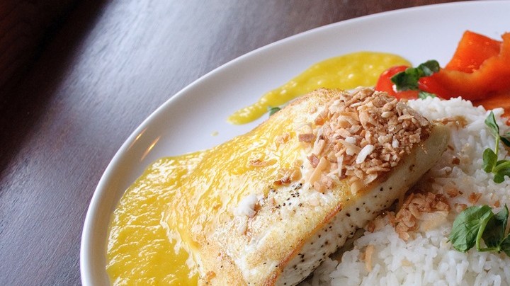 Filete de Mero en Salsa de Mango