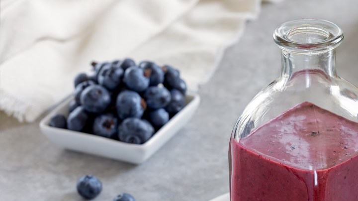 aderezo de arándanos y miel