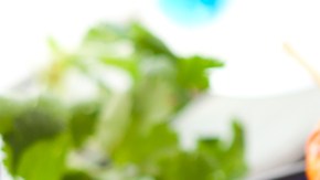 Brochetas de camarones