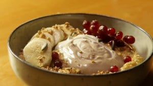 bowl de avena y maple