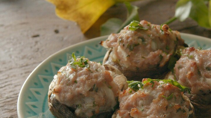 champiñones rellenos
