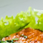 salmón al ajillo en airfryer