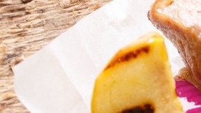 brochetas de pavo y manzana