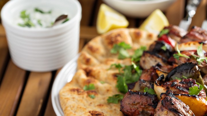 Brochetas de cordero