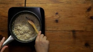 bowl de avena y durazno