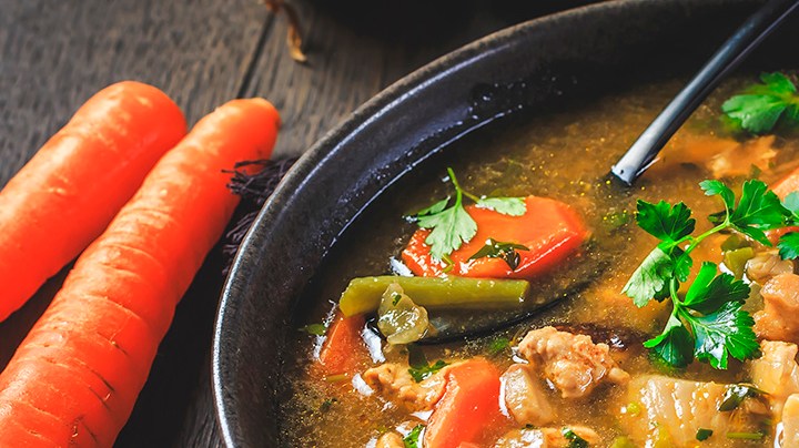 estofado de pavo y vegetales