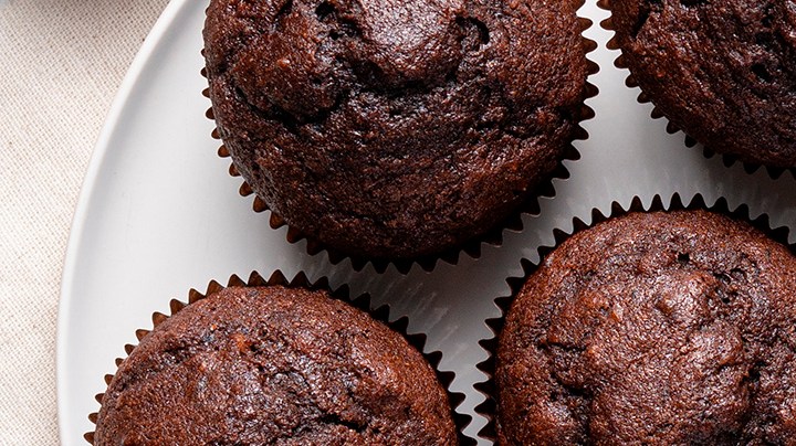 muffins de chocolate
