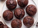 muffins de chocolate