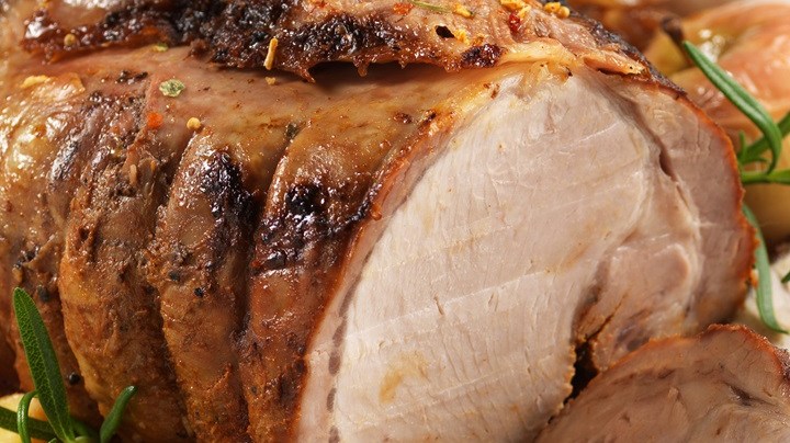 Lomo de cerdo en salsa de mandarina