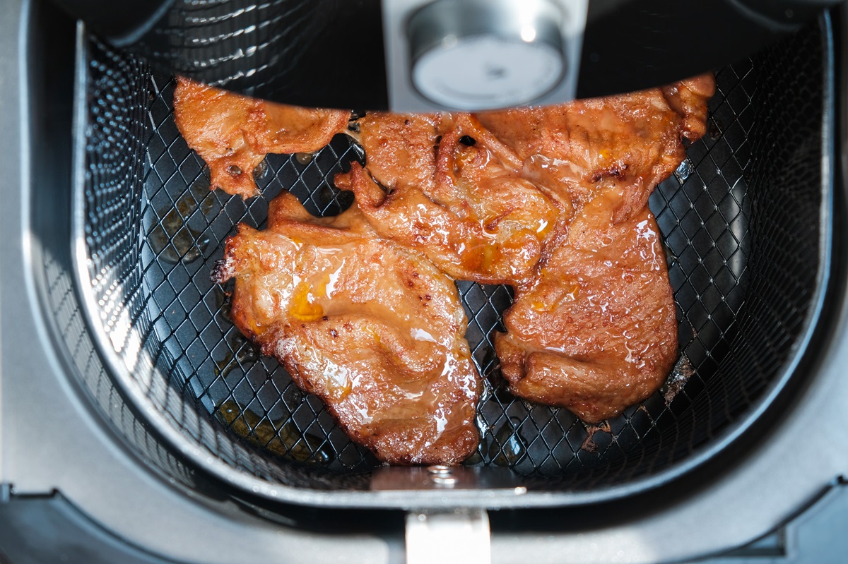 chuletas de cerdo en airfryer