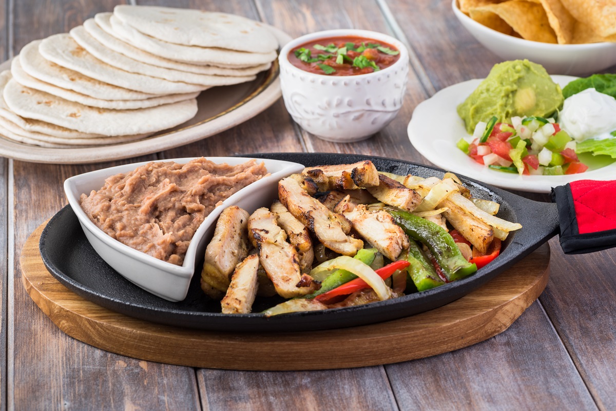 Fajitas de pollo en Airfryer