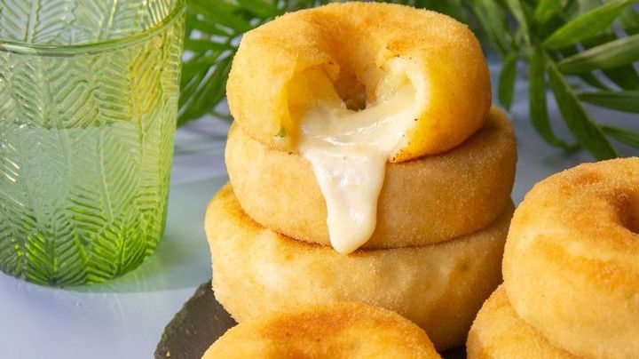 donas de papas con queso