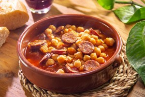 garbanzos con chorizo